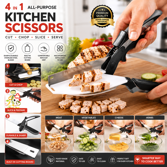 4 in 1 Kitchen Knife