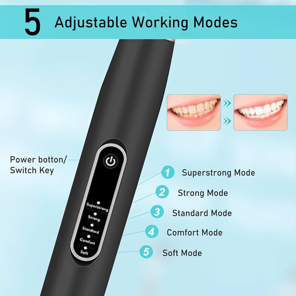 Sonic Electric Teeth Cleaner [Deep Cleaning]