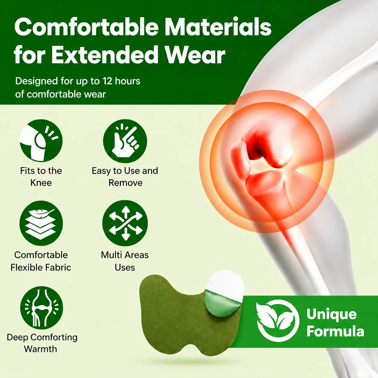 Relief Wear Knee Comfort Patch | Buy 1 Get 1 FREE