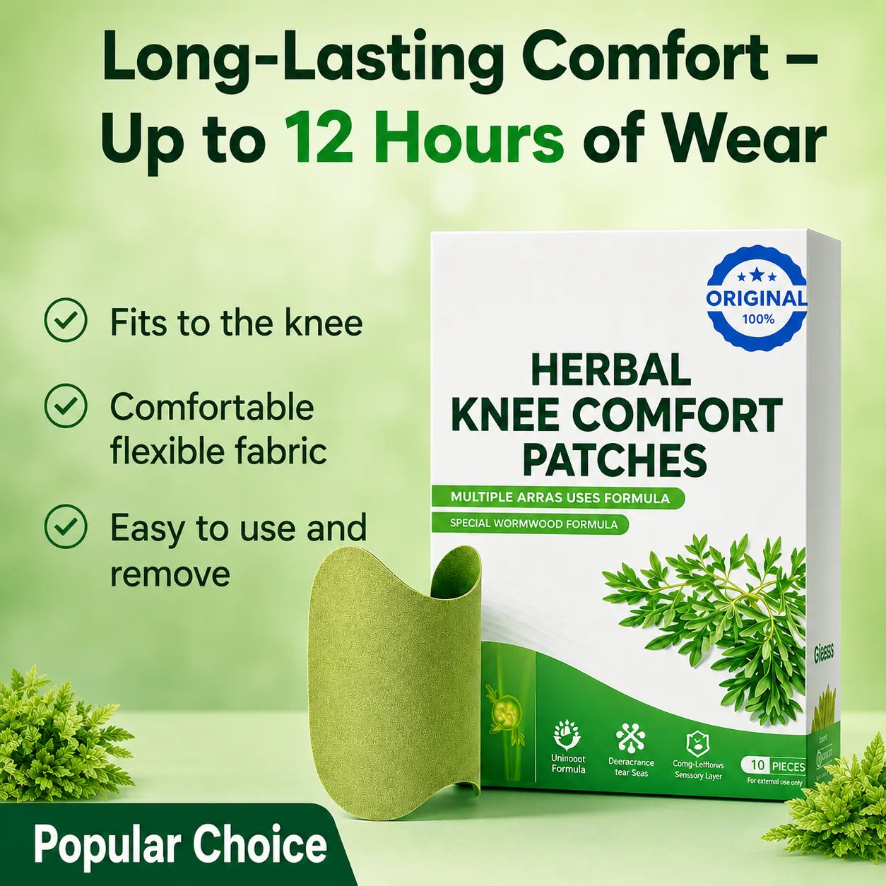 Relief Wear Knee Comfort Patch | Buy 1 Get 1 FREE