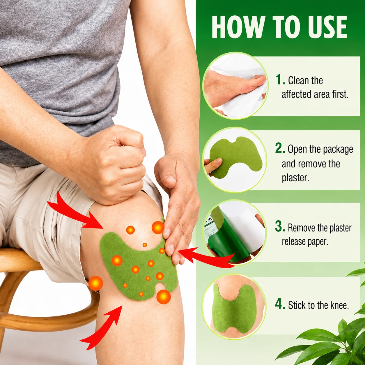 Relief Wear Knee Comfort Patch | Buy 1 Get 1 FREE